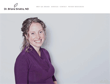 Tablet Screenshot of drbriana.com